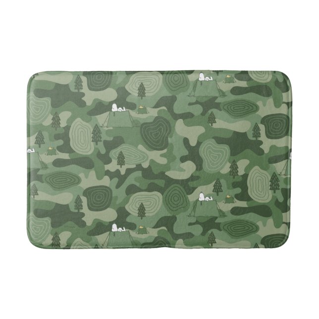 Tapis De Bain cacahuètes | Camouflage Snoopy & Woodstock (Devant)
