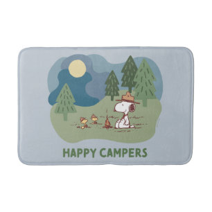 Tapis De Bain cacahuètes Site du camp de Snoopy & Woodstock