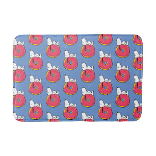 Tapis De Bain cacahuètes Snoopy Donut rose