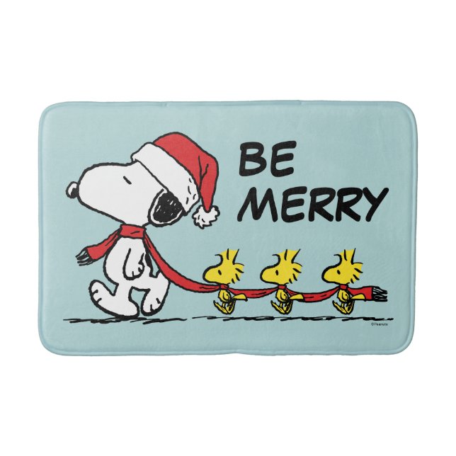 Tapis De Bain cacahuètes | Snoopy & Friends Winter Scarf (Devant)
