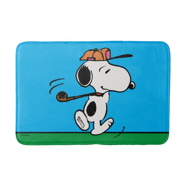 Tapis De Bain cacahuètes | Snoopy Golf Swing (Devant)