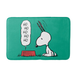 Tapis De Bain cacahuètes Snoopy Ho Ho Ho Plat alimentaire