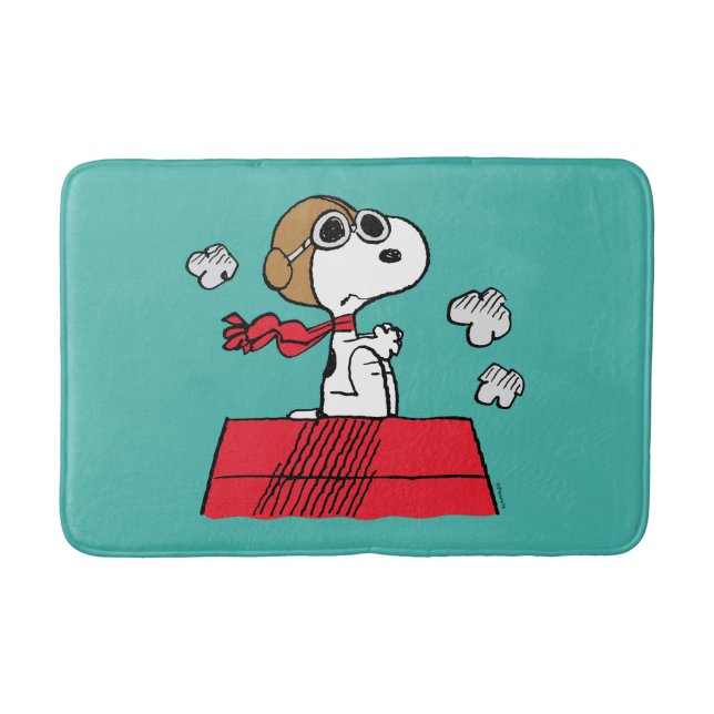 Tapis De Bain cacahuètes | Snoopy the Flying Ace (Devant)