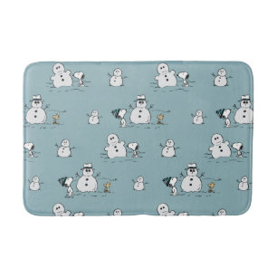 Tapis De Bain cacahuètes Snoopy & Woodstock Winter Break Motif