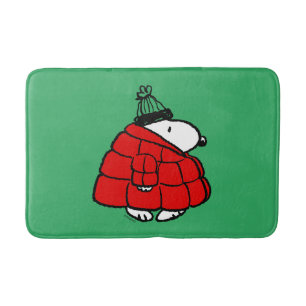 Tapis De Bain cacahuètes   Veste Snoopy Red Puffer