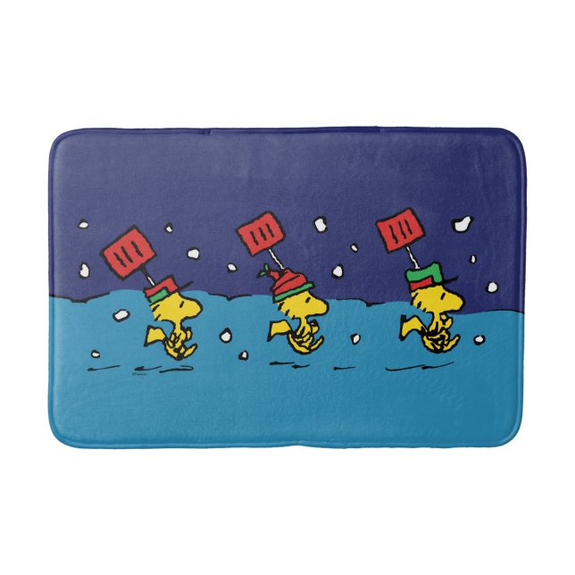 Tapis De Bain cacahuètes | Woodstock Snow Shovel Team (Devant)