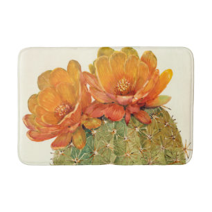 Tapis De Bain Cactus Orange Blossoms