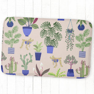 Tapis De Bain Cactus Succulent Plante de maison