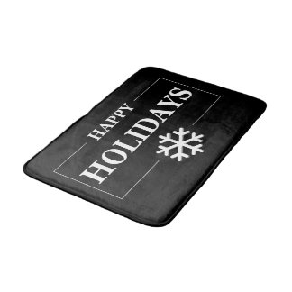 Tapis De Bain Cadeau personnalisé de Noël Joyuses Fêtes de fin d