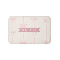 Cadeau Personnalisé Nœud Rose Élégant Coquette