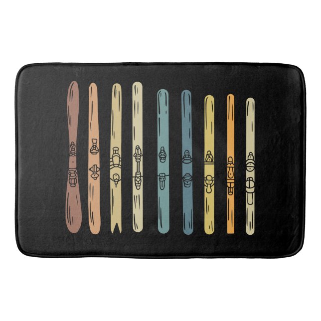 Tapis De Bain Cadeaux de ski (Devant)