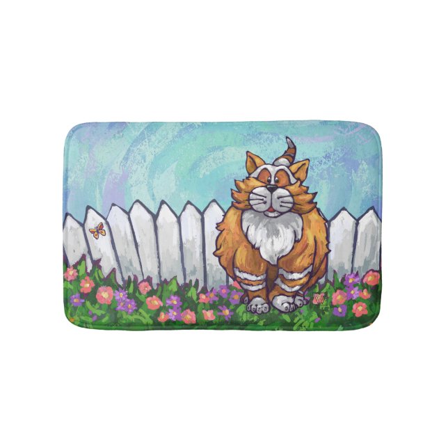 Tapis De Bain Cadeaux et accessoires de chats de gingembre (Devant)