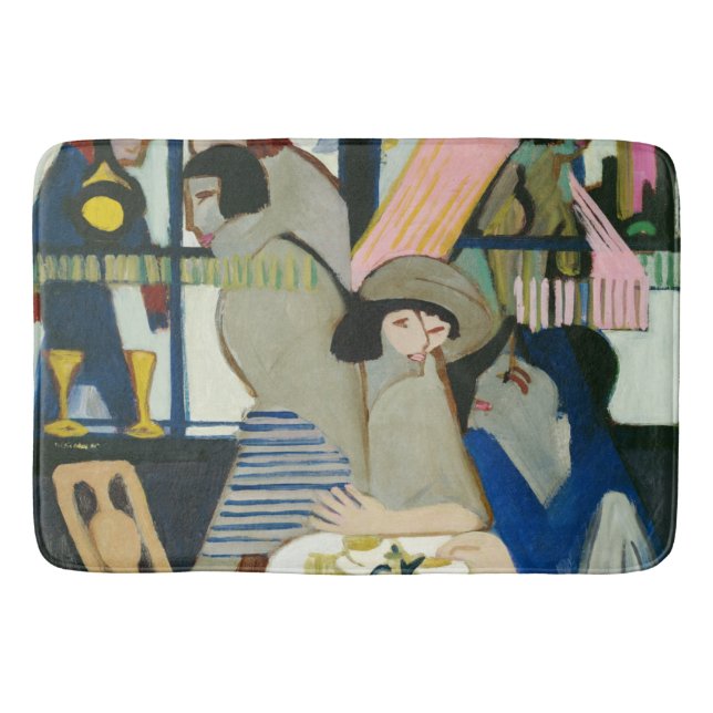 Tapis De Bain Café par Ernst Ludwig Kirchner (Devant)