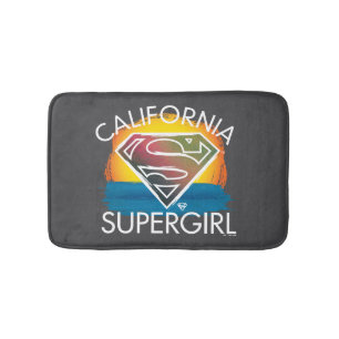Tapis De Bain California Supergirl Sunset Graphic