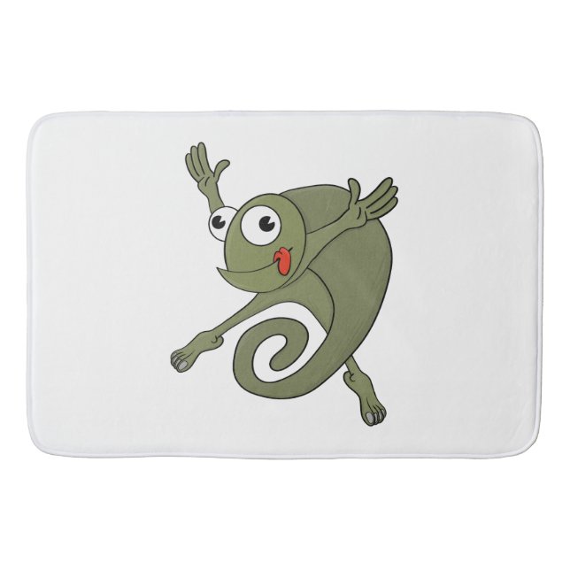 Tapis De Bain Caméléon Incroyable (Devant)