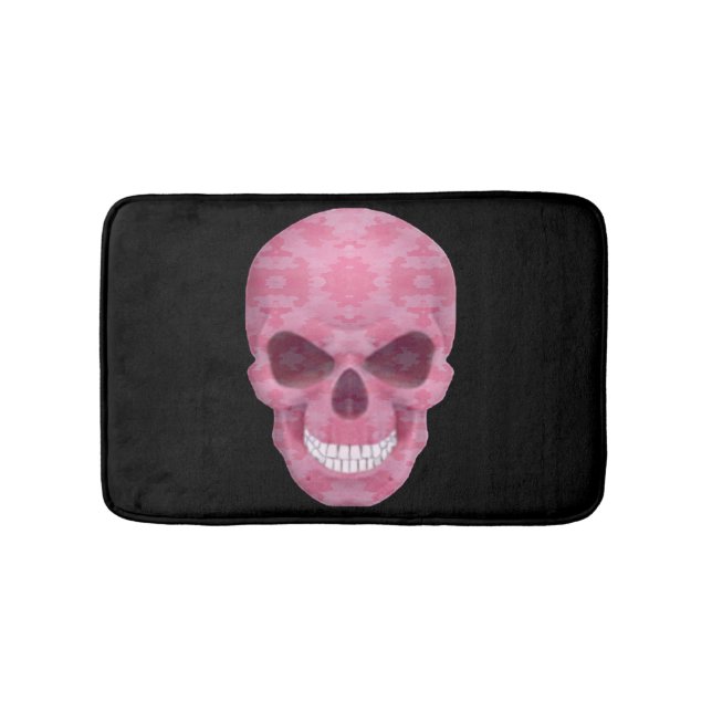 Tapis De Bain Camouflage rose Mat de bain crâne (Devant)