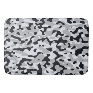 Tapis De Bain Camouflage urbain à fort contraste