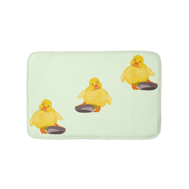 Tapis De Bain Canard jaune mignon (Devant)