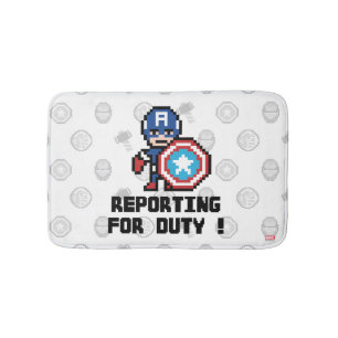 Tapis De Bain Capitaine America 8 bits - Présentation au devoir