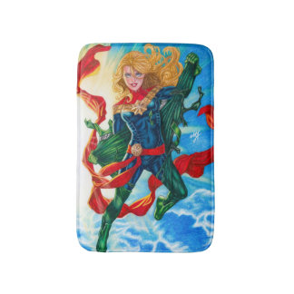 Tapis De Bain Captain Marvel ~ Carol Danvers