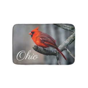 Tapis de bain cardinal de l'Ohio