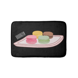 Tapis De Bain Caricature de Macaron