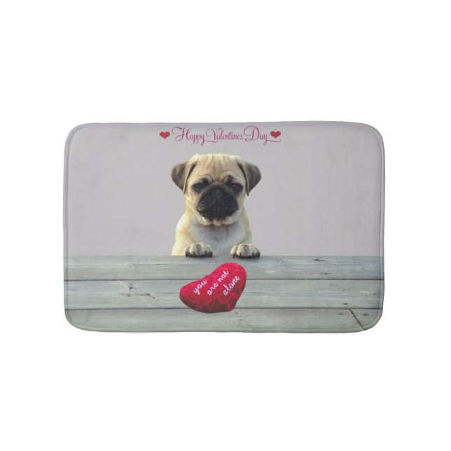 Tapis De Bain Carlin Souhaiter Heureuse Sainte-Valentin Coeur pa (Devant)