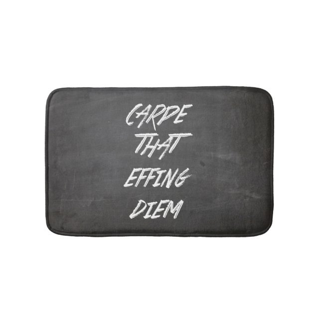 Tapis De Bain Carpe Ce Diem Efficace (Devant)