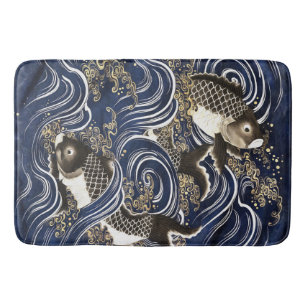 Tapis De Bain Carpes japonaises Bath Mat