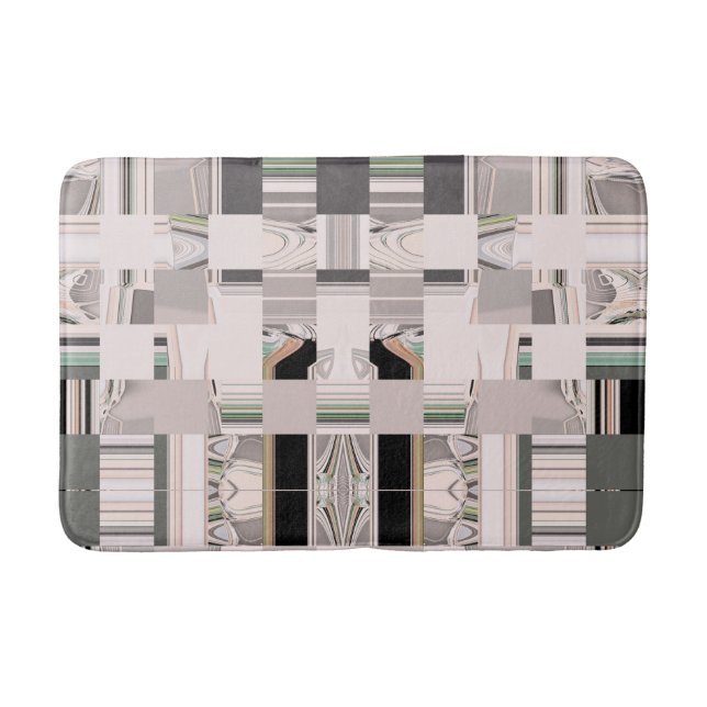 Tapis De Bain Carrelage d'art Abstrait (Devant)