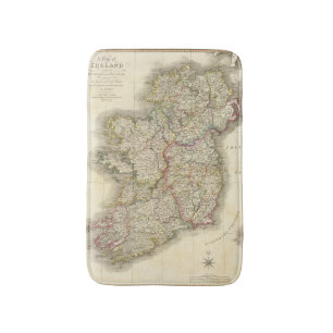 Tapis De Bain Carte de l'Irlande