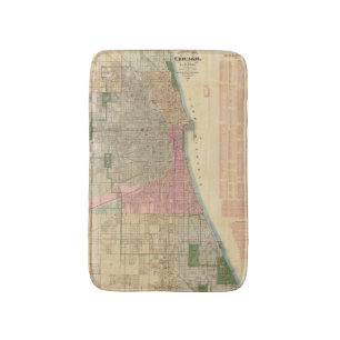 Tapis De Bain Carte du guide de Blanchard de Chicago