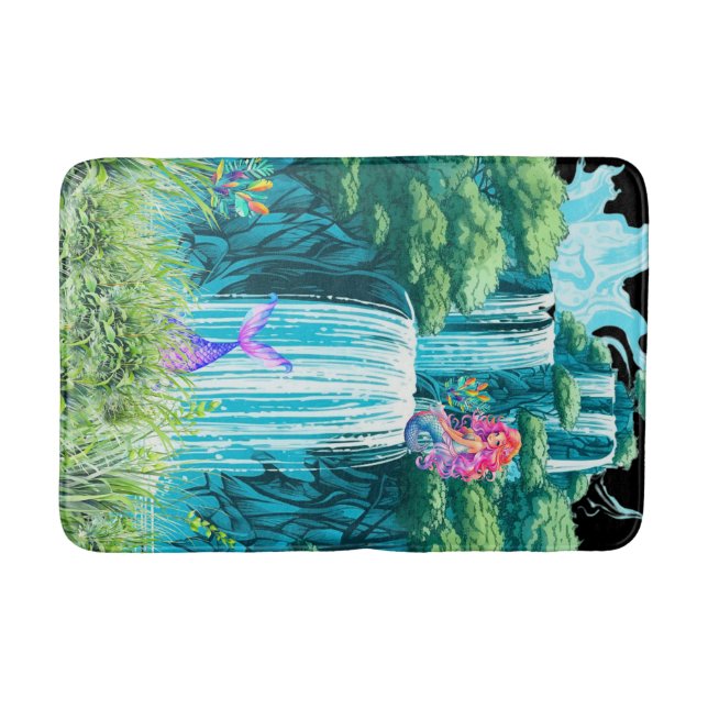 Tapis De Bain cascade avec sirènes (Devant)