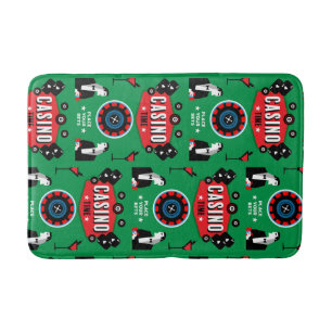 Tapis De Bain Casino Gambling Poker Roulette