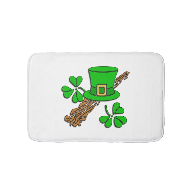 Tapis De Bain Casquette et Shamrock irlandais (Devant)