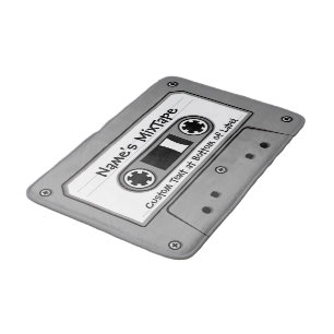 Tapis De Bain Cassette audio Grey