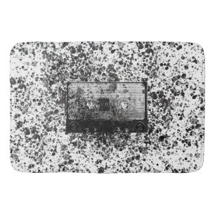 Tapis De Bain Cassette audio rétro