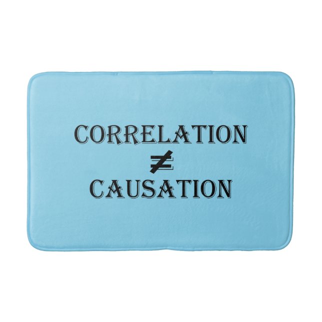 Tapis De Bain Causalité de corrélation pas (Devant)