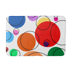 Tapis De Bain Cercles d'amusement
