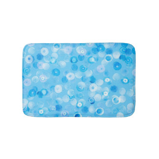 Tapis De Bain Cercles d'hiver : Pois Abstraits.