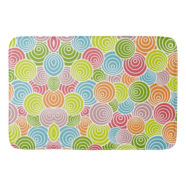 Tapis De Bain Cercles en cercles (Devant)