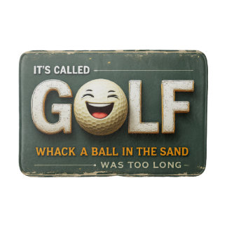 Tapis De Bain C'est appelé Golf Funny Salle de bain Décor