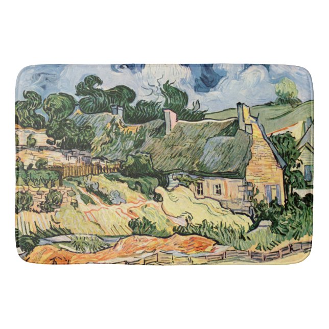 Tapis De Bain Chalets à Cordevill Vincent van Gogh (Devant)