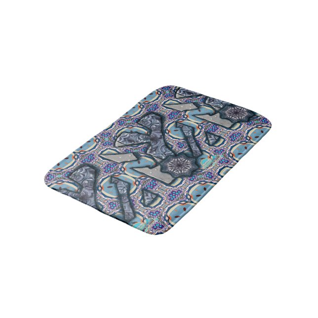 Tapis De Bain Chanson de Living Metal No 2 de Linandara (Angle)