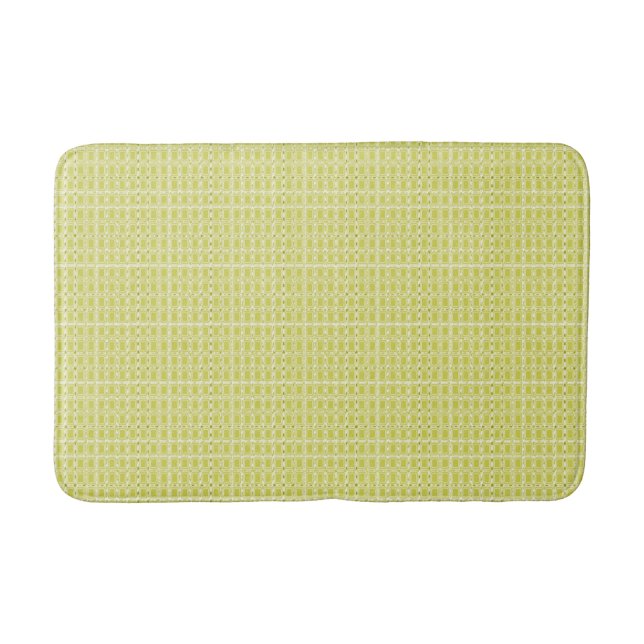 Tapis De Bain Chartreuse-Royalty-Plaid-Traditional-Bath-Rug-SML (Devant)