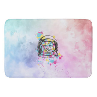 Tapis De Bain Chat astronaute