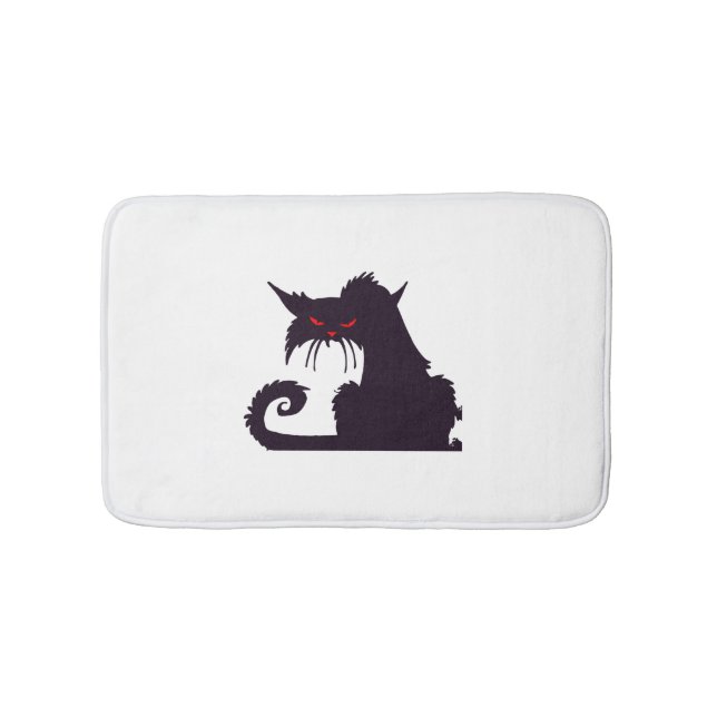 Tapis De Bain Chat d'Halloween (Devant)