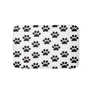 Tapis De Bain Chat Empreintes de pattes Mat
