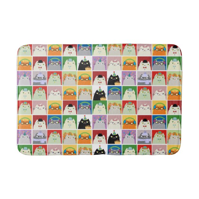 Tapis De Bain Chats amusants (Devant)