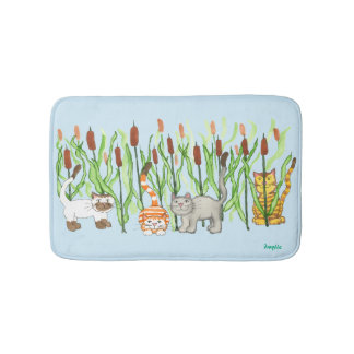 Tapis De Bain Chats et massettes